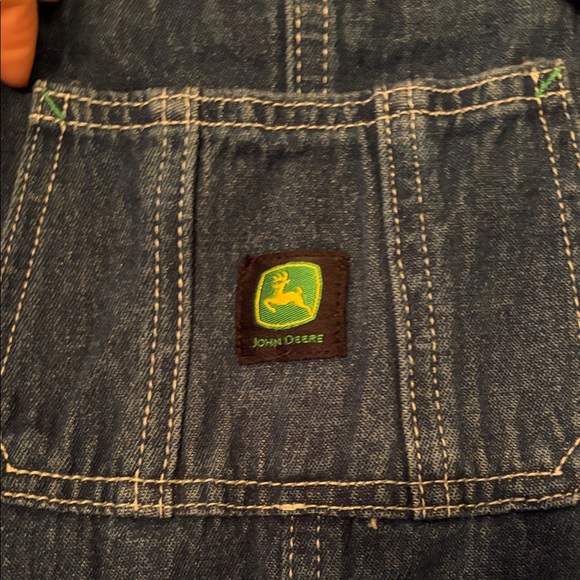 John Deere Blue Kids Overalls - Picture 3 of 5